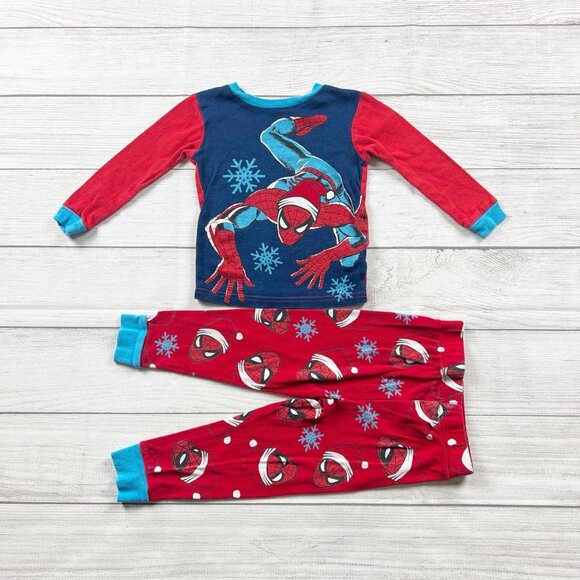 Marvel Spiderman Holiday Christmas Pajamas - Picture 2 of 4